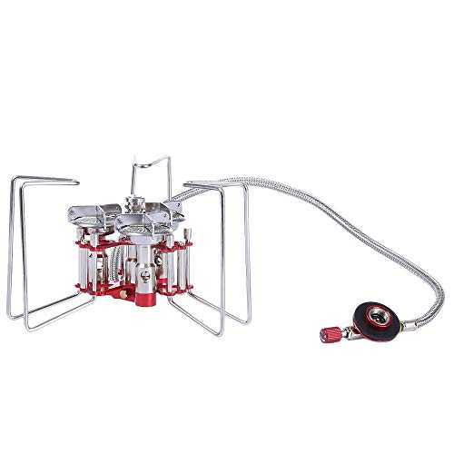 BULIN BL100-B6-Portable Gas Stove Collapsible Lightweight Stainless Camp Stove Burner for BBQ Outdoor Cooking Hiking Picnic Trekking