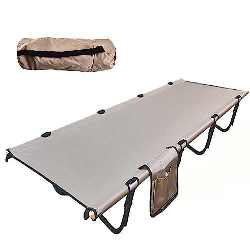GXXINGIN Portable Folding Bed，Camping Cots,Camping Cot with Storage Bag for Adults,Comfortable Single Camp Cot,Ultralight Foldable Backpacking Cot,Portable Sleeping Bed for Outdoor Travel,Hiking,Moun