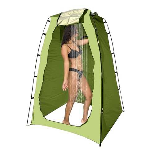 Privacy Shower Tent – Foldable Toilet Shelter, Compact Beach Enclosure, Durable Changing Cabin | Tear Resistant Multi Use Fabric Structure, Travel Friendly pop op Solution For Outdoor Camping Hike