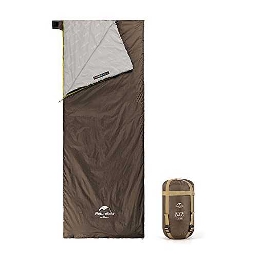 Naturehike Schlafsack Ultraleicht Mini Kleines Ultraleicht 760g für 3 Jahreszeiten mit 205 x 85cm zum Wandern Rucksackreisen Camping bei ca. 15°C Verwenden