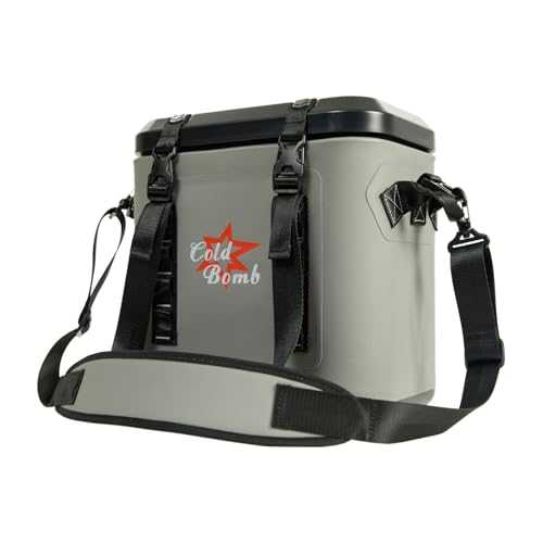 Magnetic Soft Cooler Bag, Portable Handle Cooler, 20 Can Insulated Soft Sided Cooler with Waterproof Bag, Camping, Kill Bag, Lunch, Kayak, Dry Bag