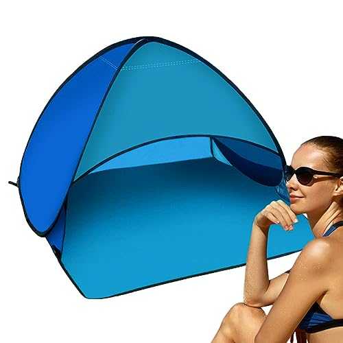FLAVAS Dog Shade Canopy | Head PopUp Canopy Automatic Shade Tent,Portable Sunproof Sun Shade With Mobile Phone Stand For Beach, Picnic, Hiking, Camping