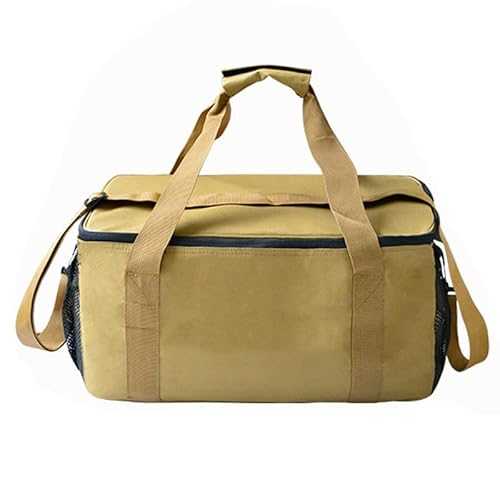 HERCHR Large Capacity Picnic Bag, Oxford Cloth Insulated Leakproof Soft Cooler Bag Picnic Camping Bag Anti Collision Travel Cooler Bags for Picnic
