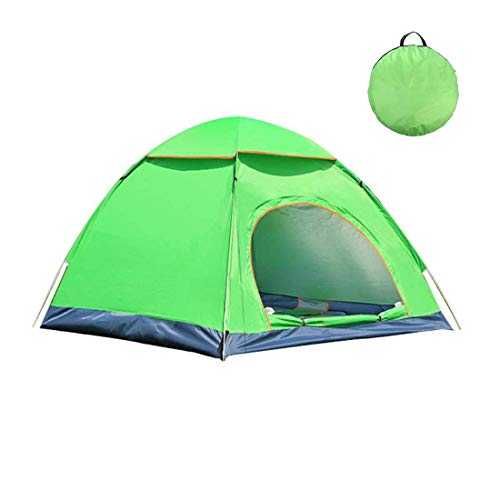 3~4 Person Automatic Instant Pop Up Tent, Portable Windproof Waterproof Beach Tents Sun UV Protection for Family Garden/Camping/Fishing