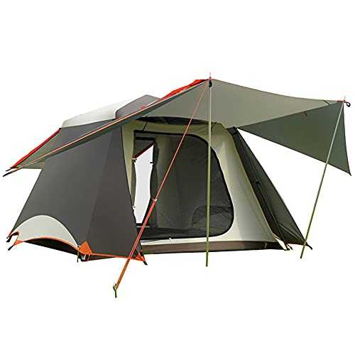 AASSDOO Pop up Tent 3-4 Person Automatic Tent Portable Outdoor Cabin Shelter 2 Second Setup Instant Tent Double Layer Family Tent with Carry Bag