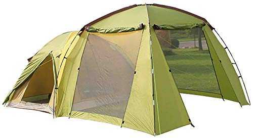 Tent Windproof Waterproof Camping Tent 5-6 People Double Layer Camping Tent Sun Shelter Outdoor Tents Shade Canopy for Hiking Holiday Climbing Outdoor Camping Supplies Easy Large Capacity