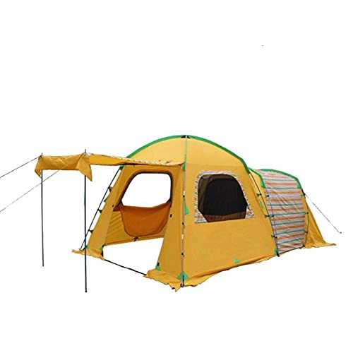 8.5 * 7/6 Feet, 5-person One-room and One-living Camping Double-layer Tent, Thickened Waterproof Sun Protection, Beach Tent Household faucets