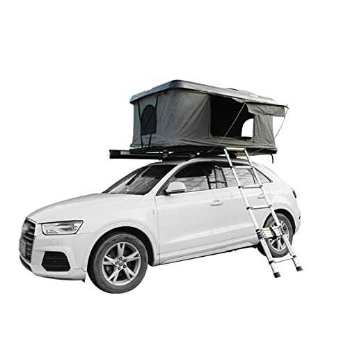 WLONK rooftop tent hard shell Classic Car Roof Tent For 2 People Hard Top Tent Fits Any Car Camping Hiking Fishing