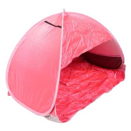 SKISUNO Uv Tent Beach Tent Shelter Red Large Easy Setup Instant Tent for Outdoor Activities Outdoor Automatic Quick Opening Beach Tent