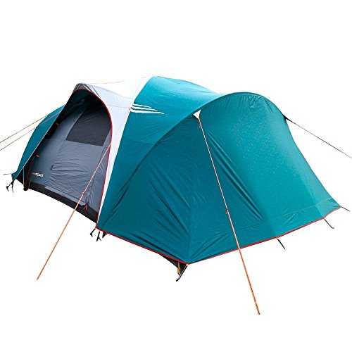 NTK LARAMI GT Tent up to 10 People, 10 ft by 18 ft by 6.9 ft Height, 3 Season Camping 100% Waterproof 2500 mm, Deluxe Family Extra Large, Easy Colour-Coded Assembly.