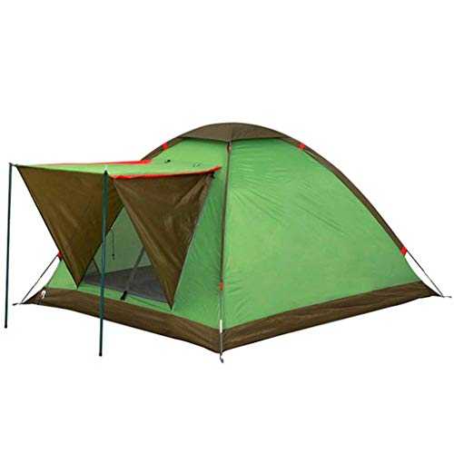 Tent Windproof Waterproof Camping Tent Camping Tent Rainproof Lightweight Family Tent Outdoor Hiking Windproof 2-3 Person Dome Tent,Green Outdoor Camping Supplies Easy Large Capacity