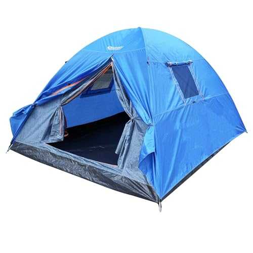 Discovery Adventures 6 Person Dome Tent, Camping and Outdoor Tent, Easy to Set Up, Heavy Duty Large Outdoor Sleeping Tent