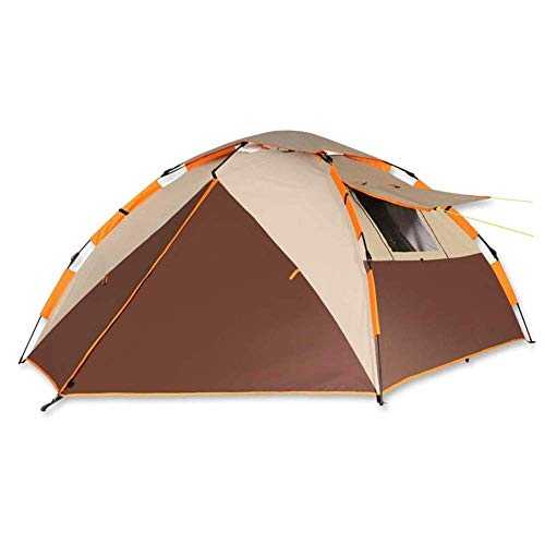 Outdoor Automatic Tent, Camping Beach Outdoor Rainproof 3-4 People Equipped Outdoor Backpack Waterproof, 220 * 220 * 140cm