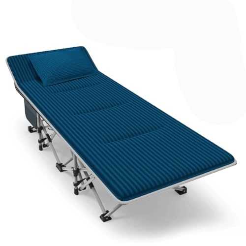 DYHWAC Folding Bed Camping Cot Bed Portable Compact for Outdoor Travel Base Camp Mountaineering Camping Cot Bed