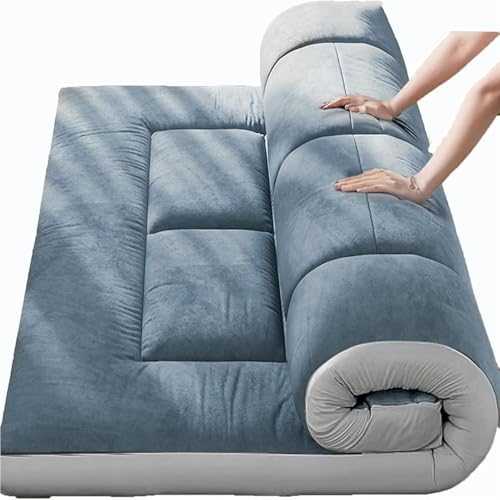 Futon Mattress for Camping and Guests Portable Roll Up Floor Mattress (180x200cm) - Lightweight and Compact Sleeping Pad for Travel