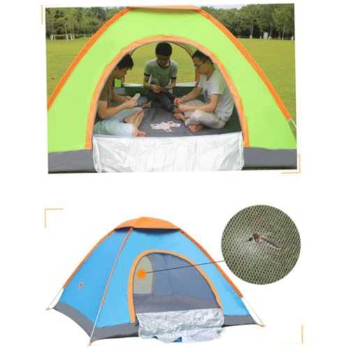 MUSISALY Double Person Automatic Open Tent | Family Folding Beach Tent for Indoor & Outdoor Camping Beach Parties and Relaxation Supplies