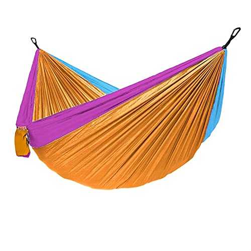 Camping Hammock, Camping Hammock Double Portable Hammocks with 2 Tree Straps, Lightweight Nylon Parachute Hammocks for Outdoor,Travel,Backpacking, Backyard, Hiking(Color:#5)