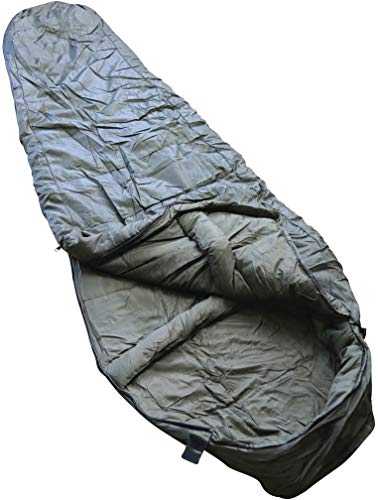 Kombat UK Official MOD Cadet Sleeping Bag System - Olive Green, N/A