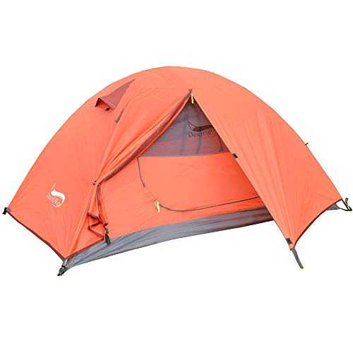 DESERT & FOX Camping Tents 1/2/3 Person,Outdoor Lightweight Backpacking Tent Waterproof 3 Season Tent for Family Hiking Hunting Mountaineering Travel