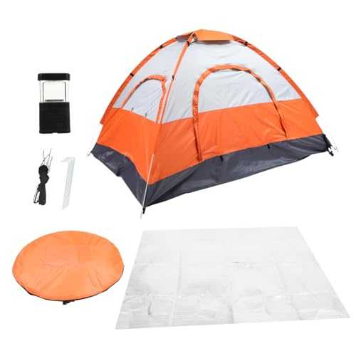 1Set Portable Beach Tent for People Convenient Sunshade Shelter with Protection Wear Resistant Material Includes Carry Bag and Wind Stakes