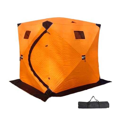 Ice Fishing Tent, Outdoor Camping Canopy Ice Shanty with Ventilation Hole and Carry Bag Freestanding Tent, for Camping Hiking Fishing