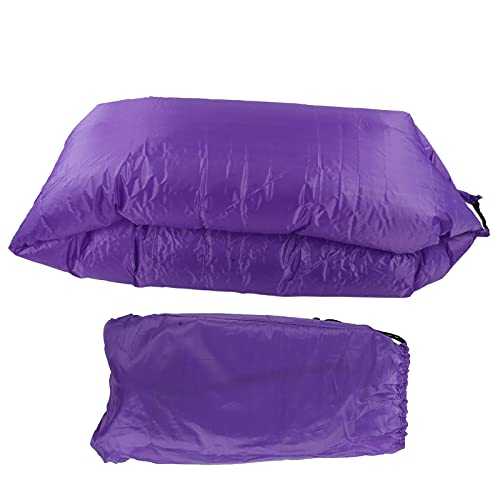 Inflatable Air Sofa, Polyester Foldable Loungers Sleeping Bed for Outdoor Travel Camping for Swimming Pool Beach Party