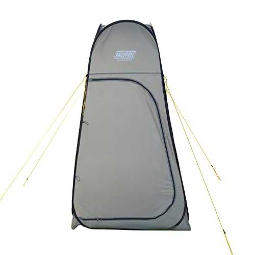 Maypole Pop Up Toilet Portable Tent Camping Privacy Shelter, Grey