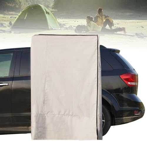 Camping Tent,Car Shower Tent Awning with Roof, Privacy Shelter Bathroom Outdoor Camping Changing Room, Portable Car Side Instant Tents (120x120x200cm)