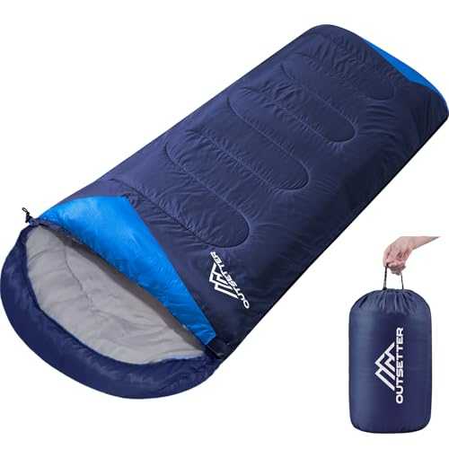 Sleeping Bags for Adults 3 Season Backpacking Lightweight Waterproof Cold Weather Sleeping Bag for Kids Warm Camping Hiking Outdoor Travel Hunting with Compression Bags