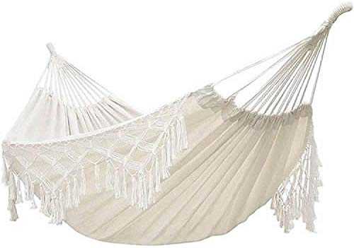 Portable Hammock Double-Hammock Backyard Camping Use-Tent Travel Outdoor 2-Person and for Porch Carrying-Pouch Easy to Clean
