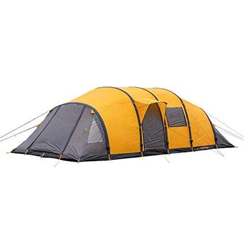 LLSS Tent Windproof Field Camping Outdoor Inflatable Tent 5-10 People Four Two Room one Hall Oversized Tent Suitable for Camping