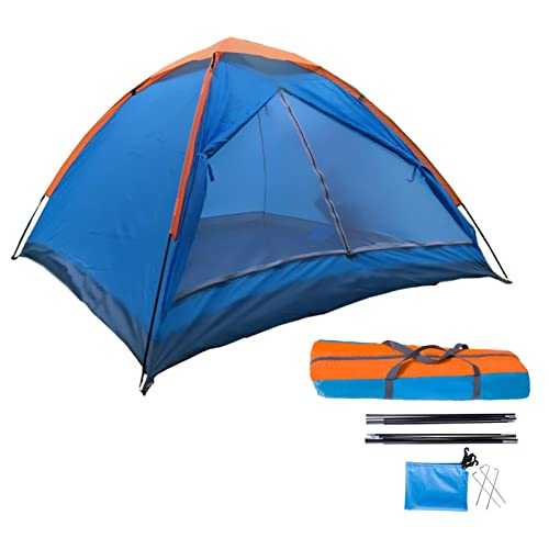 3-4 Man Tent - Camping Tent for 3 to 4 Persons | Waterproof Spacious Dome Tent | Lightweight Family Tent | Portable Backpacking Tent For Outdoor Camping Hiking