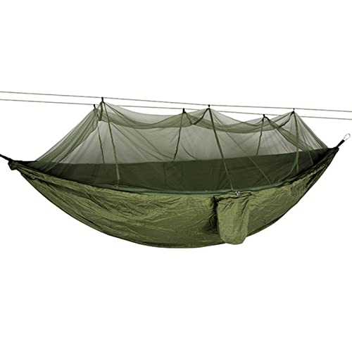 AAPIE Hammocks Camping Hammock Portable Hammock with Mosquito Net 2 Person Outdoor Tent Canopy Parachute 210T Nylon Hanging Bed for Outdoor Hammocks for Outside