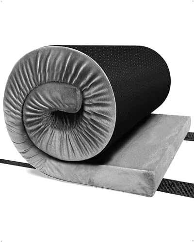 Ferlizer Memory Foam Camping Mattress, 3" Portable Roll Up Sleeping Pad with Waterproof Cover