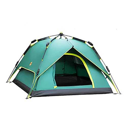 automatic tent, outdoor camping for 3-4 people, double-layer rainproof family camping barbecue tent Household faucets