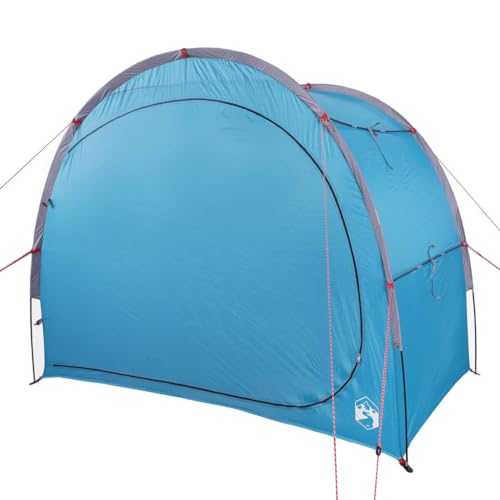 vidaXL Blue Waterproof Storage Tent - Camping Gear Organiser with Polyester PU Coating, Easy Assembly, Portable Design