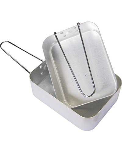 2 Piece Mess Tin Set - Aluminium