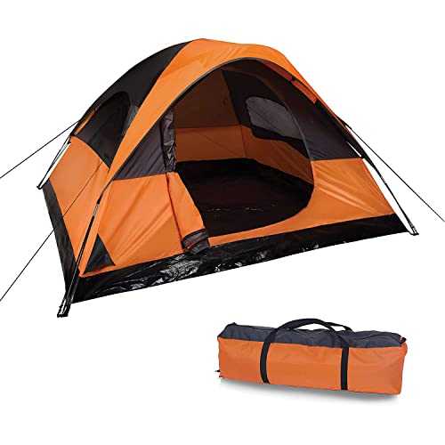 MQ Camping Tent (244 x 213 cm) for 2 or 3 People - Lightweight Waterproof Tent as Ideal Camping Equipment