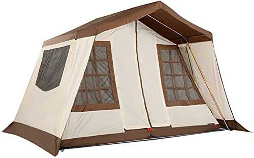 5-6 Person Camping Teepee Tent/Instant for Camping Windproof Dome Family Tents for Camping Hiking and Outdoor, Portable Tent with Carry Bag, for 3 Seasons