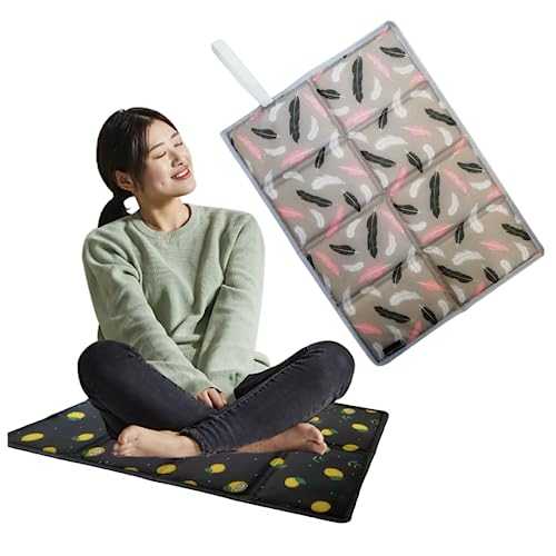 AEIOFU Folding Sit Mat Waterproof Outdoor Chair Cushion Portable Beach Cushion Pad for Camping Walking 2PCS Liners