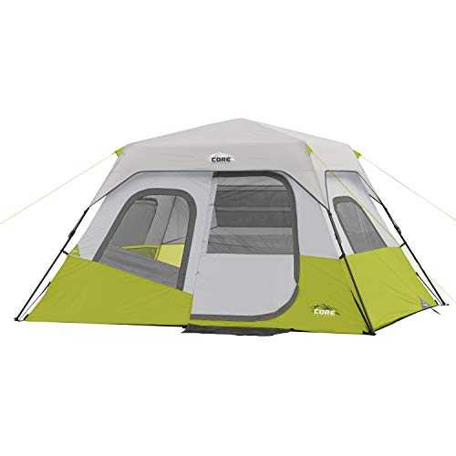 CORE 6 Person Instant Cabin Tent with Wall Organizer