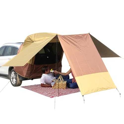 SUV Hatchback Tent - Car Tent Portable Tent | Multipurpose Shelter Tent, Spacious 5-8 Person Tent - Ideal Accessory for Outdoor Travel and Exc