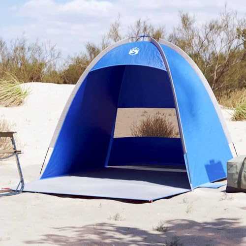 Home Garden,Beach Tent 3-Person Azure Blue Waterproof