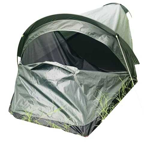 MOONDAME Watertight Bivvy Tent for Outdoor Camping & Backpacking, 1 Person Dome Tent, Green, 3 Season, Modern Style