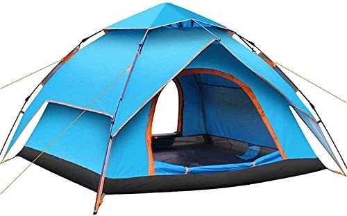 WXPXYBF Dome Pop-Up Camping Tent,Automatic Tent,Double Layer Tent,for 3-4 Person Outdoor Backpacking