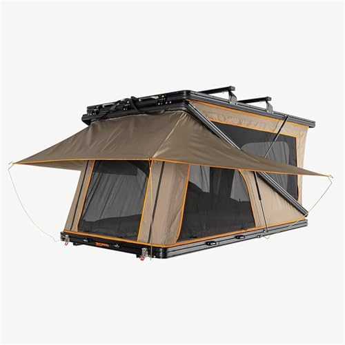 JIENAWEIOT Rooftop Tent, Roof Top Tent Hardshell Rooftop Tent For Van Jeep SUV Truck Car Tents For Camping Car Roof Tent Hard Shell Roof Top Tent Camping, 2-3 People Tent