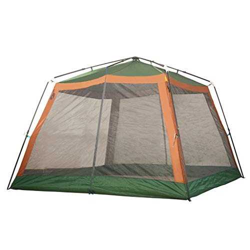 BPHUI Camping Tent Automatic Pop Up Camping Tent 8 Person Family Tents,Big,Easy Up, Large Mesh Door,Waterproof, Sunscreen Lightweight Easy Set Up (Color : Green)