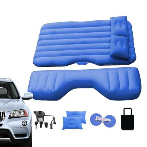 Camping Travel Inflatable Bed With Air Pump, Car Inflatable Mattress Air Mattress Extended Air Sofa Portable Car Sleeping Mattress For Outdoor Camping