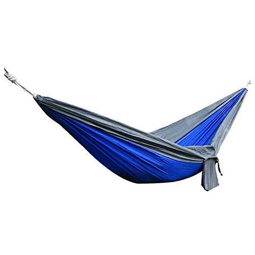 HJUGHPN Hammocks Portable Ultra-light solid, durable 2 person parachute cloth hammock