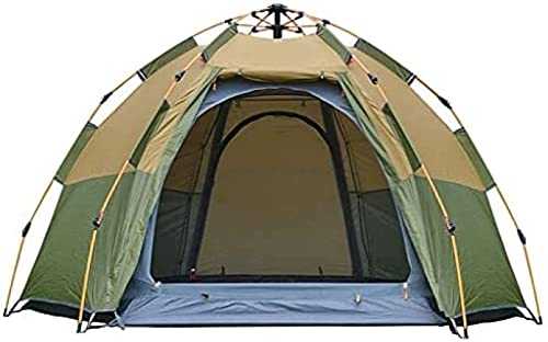 Tent Pop-up Tent Fully Automatic Hexagonal Speed Open Tent Hexagon Dome Tent For 5-8 People Portable Backpack For Camping 56Sensational